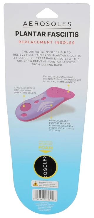 Thumbnail 2: Aerosoles Plantar Fasciitis Replacement Insoles  