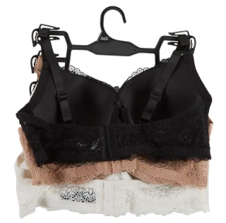 Thumbnail 3: International Intimates Women's 3 Pk Padded Lace Bras  