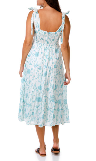 Thumbnail 3: Trixxi Juniors Eyelet Twin Print Maxi Dress 