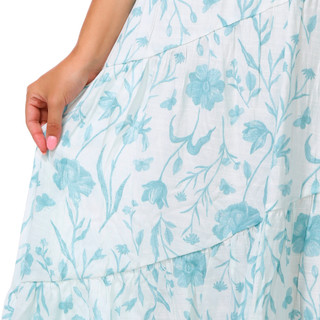 Thumbnail 4: Trixxi Juniors Eyelet Twin Print Maxi Dress 