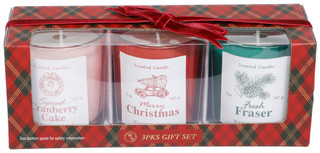 Thumbnail 2: Western brook 3 Pk 5 OZ Christmas Candles  