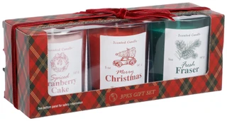 Thumbnail 1: Western brook 3 Pk 5 OZ Christmas Candles  