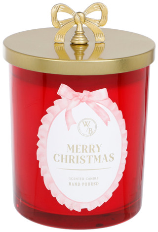 Thumbnail 2: Western brook 16 OZ Hand Poured Christmas Cookie Bow Topper Candle  