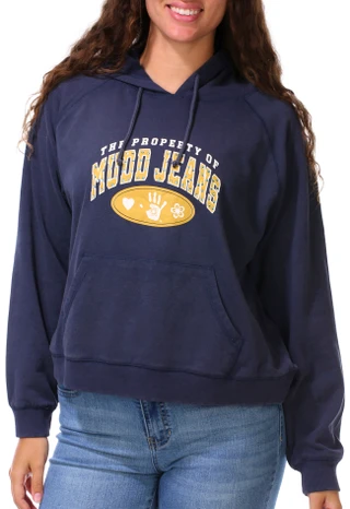 Thumbnail 1: Mudd Juniors Bling Logo Pullover Fleece Hoodie 