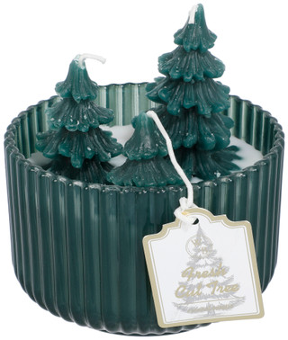 Thumbnail 1: Western brook 16 OZ Balsam Fir 3D Christmas Tree Candle  
