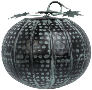 Thumbnail 2: Global Collection Iron Patina Pumpkin  