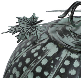 Thumbnail 2: Global Collection Iron Patina Pumpkin  