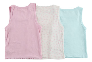 Thumbnail 2: Derek Heart 3 Pk Girls Sleeveless Fashion Tank Tops 