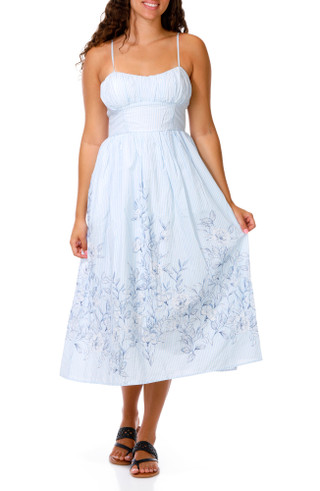 Thumbnail 1: Trixxi Juniors Corset Printed Maxi Dress 