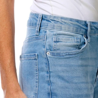 Thumbnail 3: Express Women's Mid-Rise  Hyper Stretch Skinny Jeans 