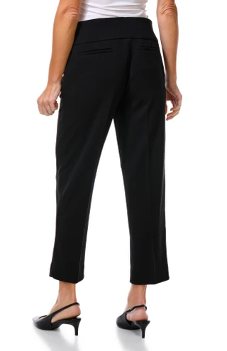 Thumbnail 2: NINE WEST Women's Pull On Stretch Pants with Cheetah Scarf Belt 