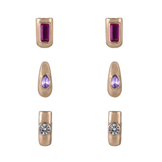 Thumbnail 1: BADGLEY MISCHKA 3-Piece Chunky Earring Set 