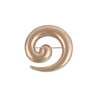 Thumbnail 1: BADGLEY MISCHKA Gold Twisted Round Pin 