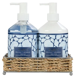 Thumbnail 1: JS Apothecary Blue Shell Candy Liquid Hand Soap Set - 2 Pack, 16 oz Each 