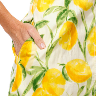 Thumbnail 4: Democracy Women's Sleeveless Smocked Print Midi Dress 