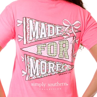 Thumbnail 2: SIMPLY SOUTHERN Junior's Short Sleeve Graphic Crew Neck Tee 