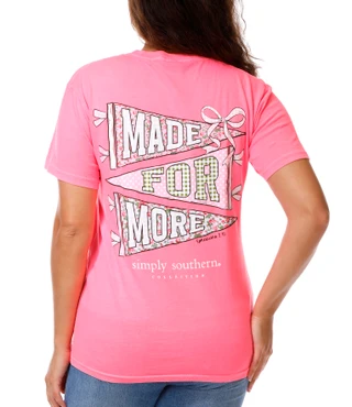 Thumbnail 1: SIMPLY SOUTHERN Junior's Short Sleeve Graphic Crew Neck Tee 