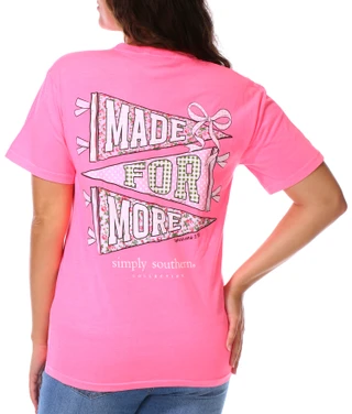 Thumbnail 1: SIMPLY SOUTHERN Juniors Short Sleeve Graphic Crew Neck Tee 
