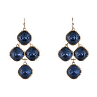 Thumbnail 1: BADGLEY MISCHKA Four Stone Drop Earrings 