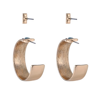 Thumbnail 2: BADGLEY MISCHKA 2-Piece Mixed Stone Earrings 