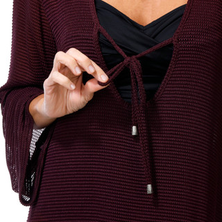 Thumbnail 3: Dotti Women's Long Sleeve Tunic Cover Up 