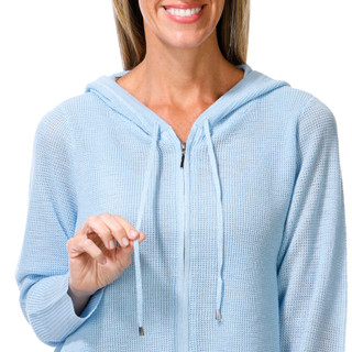 Thumbnail 2: Cyrus Women's Long Sleeve Knit Zip Up Hoodie  