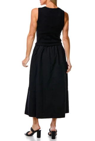 Thumbnail 3: Weekend Women's Sleeveless Knit Woven Maxi Dress  
