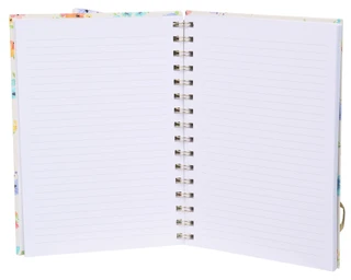 Thumbnail 2: CORE HOME A5 Spiral Notebook - Cream Floral 