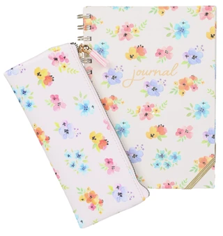 Thumbnail 1: CORE HOME A5 Spiral Notebook - Cream Floral 