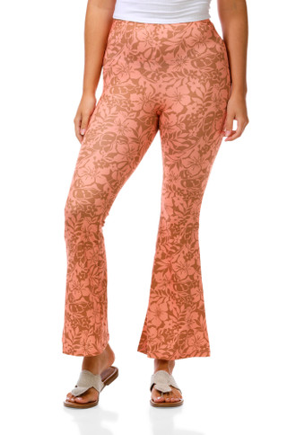 Thumbnail 1: BILLABONG Juniors Floral Print Pull On Stretch Hang Loose Pants  