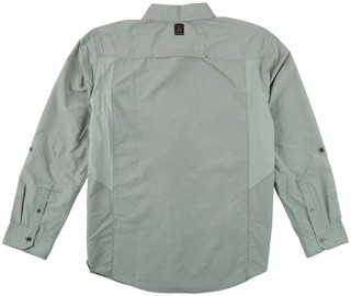Thumbnail 3: Wrangler Men's Long Sleeve Mixed Material Button Up Shirt 