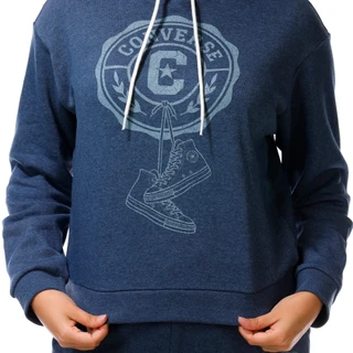 Thumbnail 4: Converse Juniors Long Sleeve Fleece Hoodie 