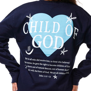 Thumbnail 3: Inspired Culture Junior's Child of God Crew Neck Sweatshirt 
