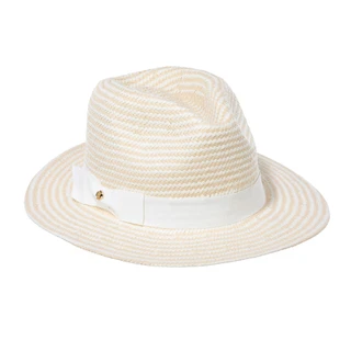 Thumbnail 1: KATE SPADE Women's Two Tone Straw Fedora  