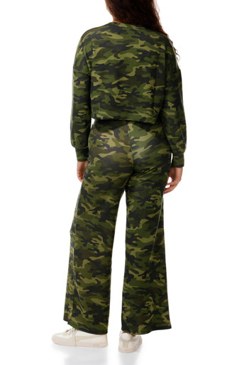 Thumbnail 4: DISCREET Juniors 2 Pc Camo Scuba Wide Leg Pants Set 