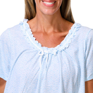 Thumbnail 3: Carole Hochman Women's Short Sleeve Coastal Print Sleep Gown  
