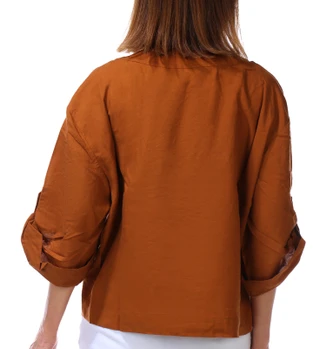 Thumbnail 2: Current/Elliott Women's 3/4 Sleeve Button Front Jacket 