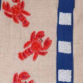 Thumbnail 2: SOL AND MER Lobster Canvas Tote Bag 