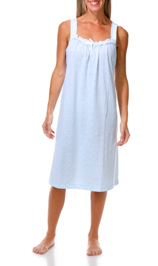 Thumbnail 1: Carole Hochman Women's Sleeveless Shell Print Sleep Gown  