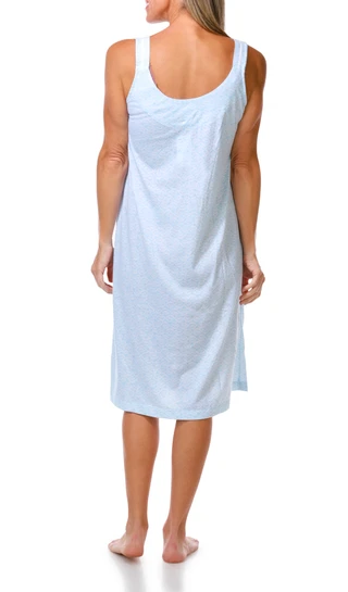 Thumbnail 3: Carole Hochman Women's Sleeveless Shell Print Sleep Gown  