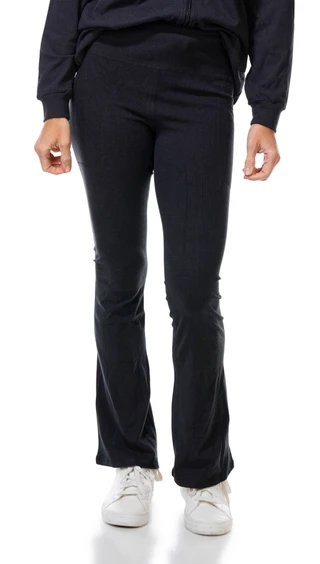 Thumbnail 3: Laundry Women's 2 Pc Double Brushed Full Zip Jacket Flare Pant Set 