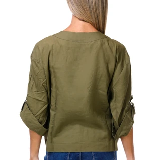 Thumbnail 3: Current Elliot Women's 3/4 Sleeve Jacket Top 