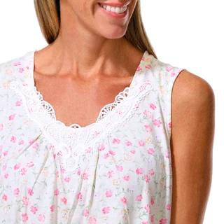 Thumbnail 2: Carole Hochman Women's Sleeveless Floral Print Night Gown  