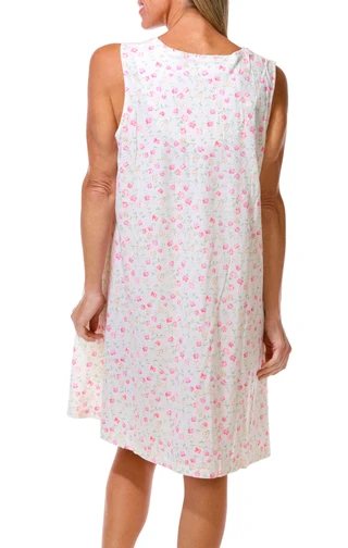 Thumbnail 3: Carole Hochman Women's Sleeveless Floral Print Night Gown  