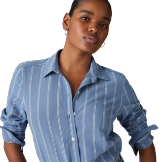 Thumbnail 2: Levi's Women's Striped Classic Button Up Woven Shirt 