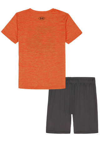 Thumbnail 3: Under Armour Little Boys' Twist Logo Short Sleeve Set 