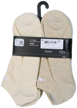 Thumbnail 2: Adidas Men's Everyday Cushion Quarter Socks - 6 Pair Pack 