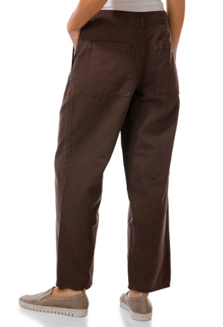 Thumbnail 3: Driftwood Women's Straight Leg Embroidered Floral Twill Trouser Pants 