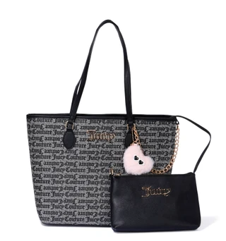 Thumbnail 1: Juicy Couture 2 Pc Tote & Pouch Set 