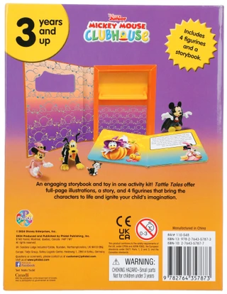 Thumbnail 2: Disney Disney Mickey Mouse Halloween Book & Figurines Activity Set  